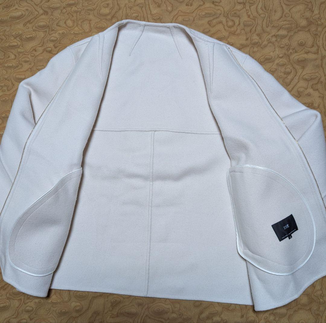 23区 ウールリバーショートブルゾン