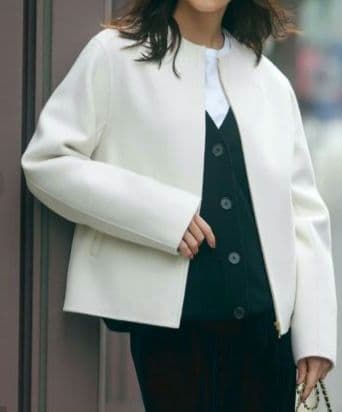 23区 ウールリバーショートブルゾン