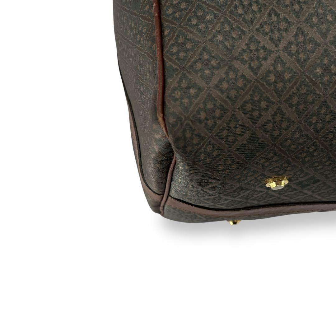 希少　オールド　バレンシアガ　2way ボストンバッグ　ロゴ金具　緑　y2k