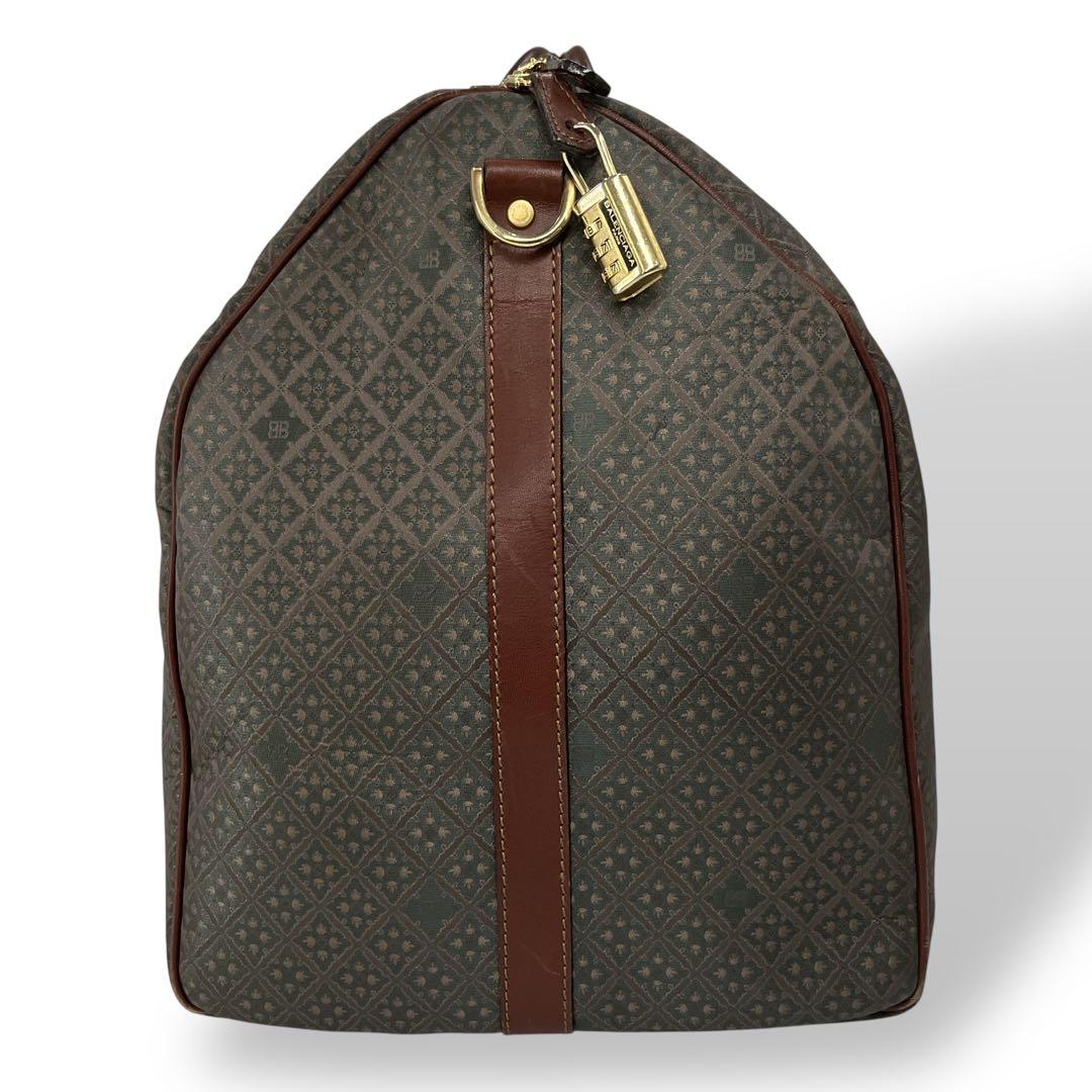 希少　オールド　バレンシアガ　2way ボストンバッグ　ロゴ金具　緑　y2k