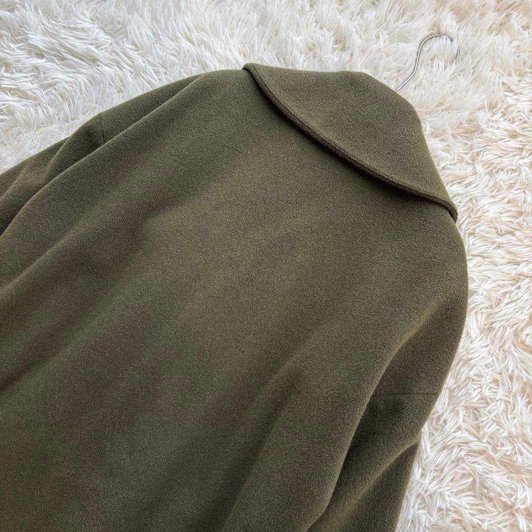 ADAM ET ROPE アダムエロペ ウールチェスターコート グリーン