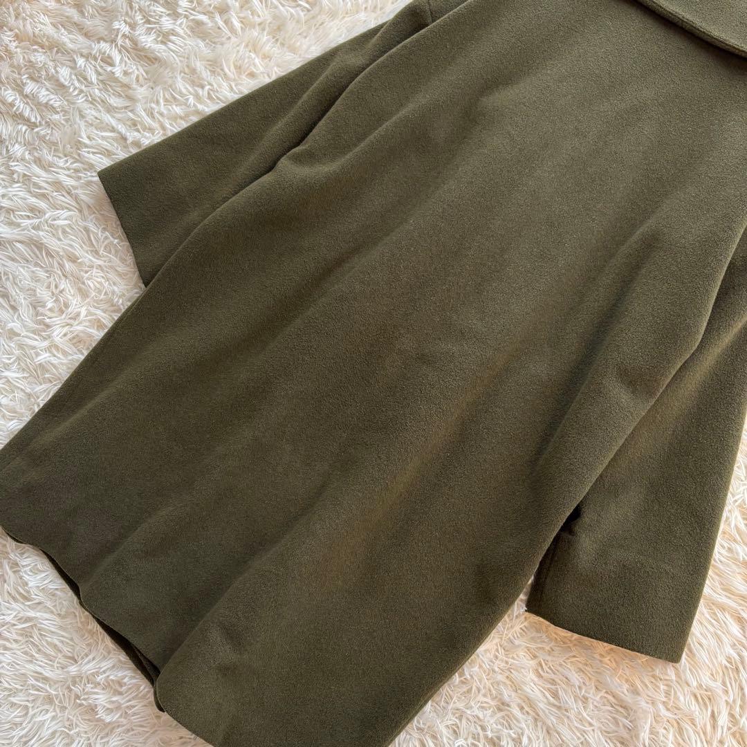 ADAM ET ROPE アダムエロペ ウールチェスターコート グリーン