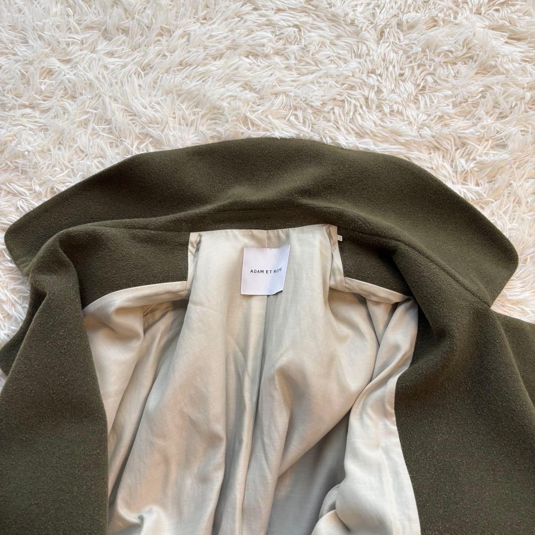 ADAM ET ROPE アダムエロペ ウールチェスターコート グリーン
