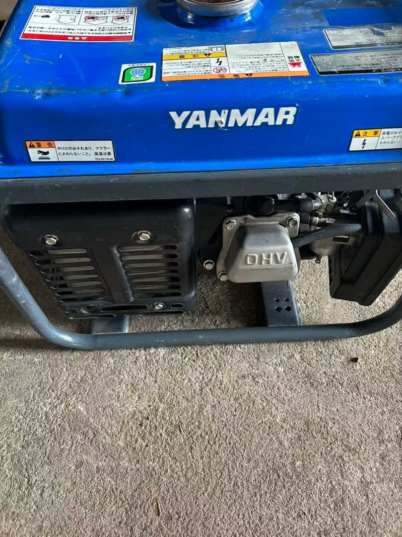 YANMAR発電機G2300AY-6 ヤンマ-発電ガソリン建設機械(B894)