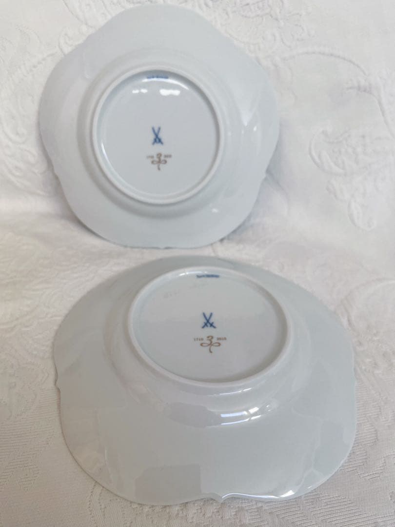 双剣　meissen マイセン　300周年記念　プレート　2枚②