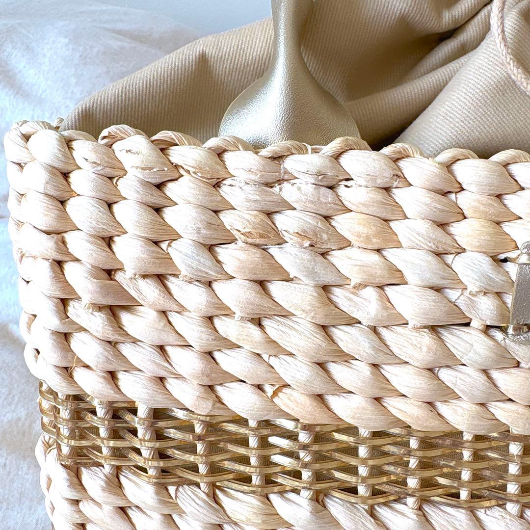 【お値下げ中】匿名配送　アンテプリマ　チェストワイヤートート　シャンパンゴールド