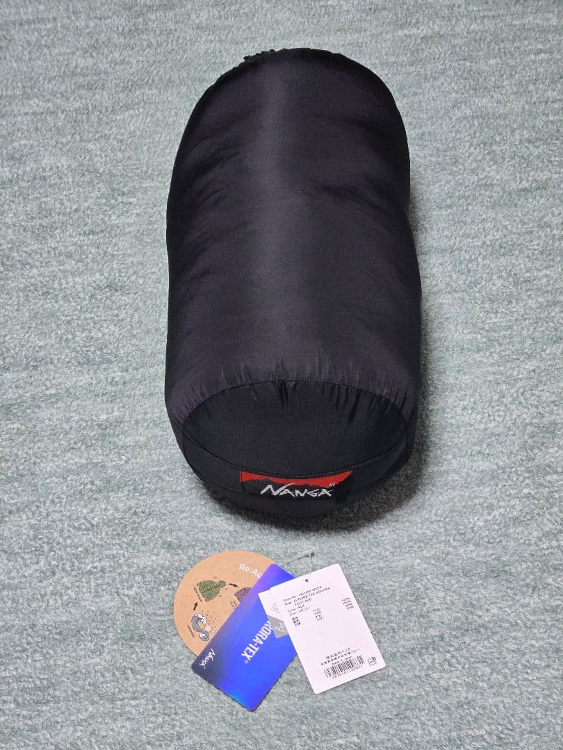 ナンガ オーロラテックス スクエアフット600 レギュラー ブラック