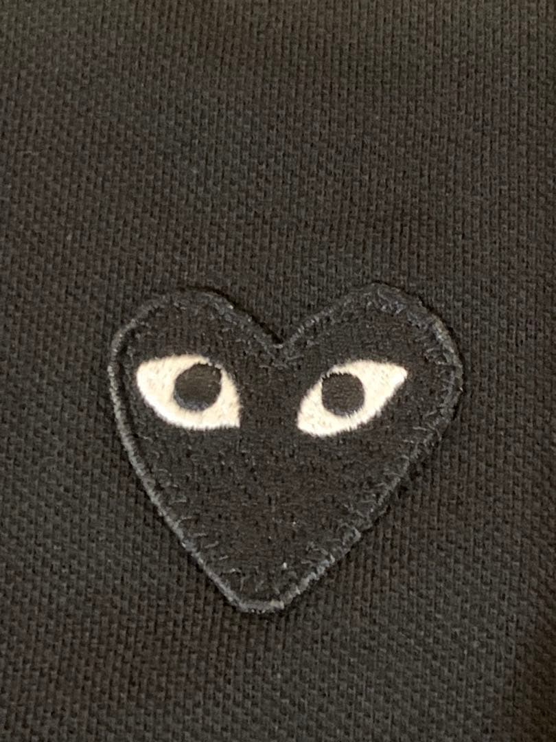 【新品】PLAY COMME des GARCONS 黒 ポロシャツ M
