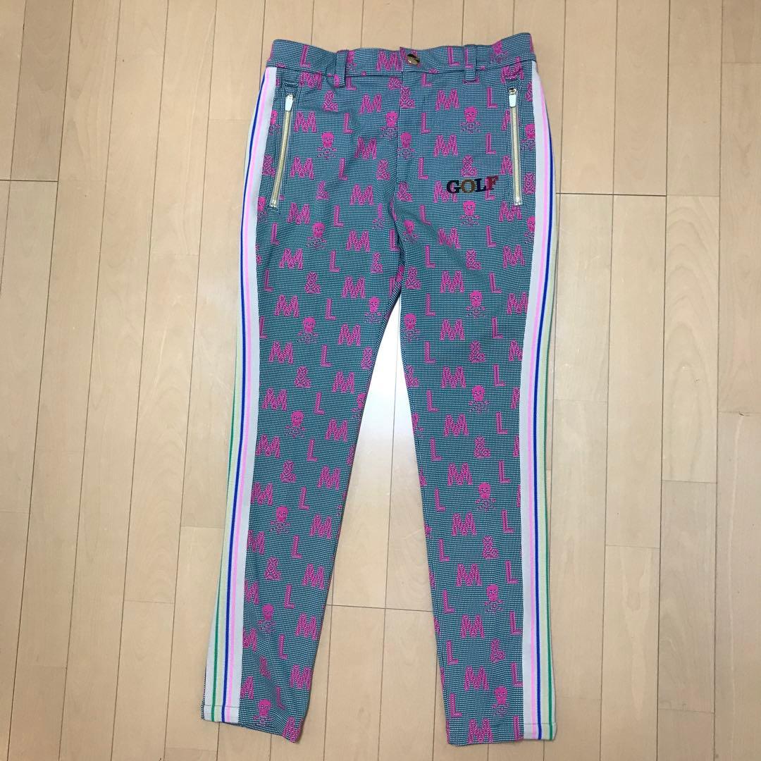 マークアンドロナ 緑　ピンク　柄　トラックジャケット　パンツ　ジャージ　セット