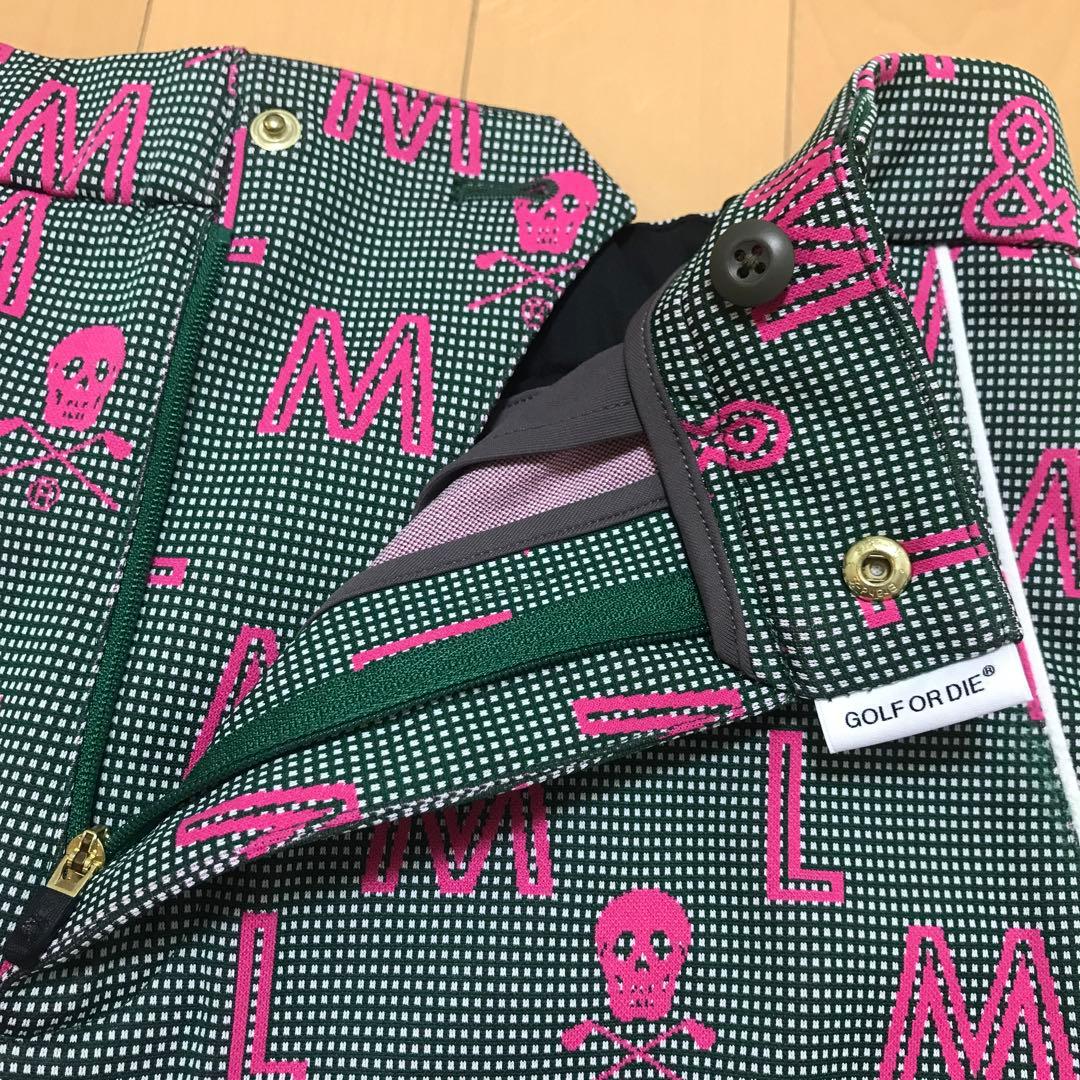 マークアンドロナ 緑　ピンク　柄　トラックジャケット　パンツ　ジャージ　セット