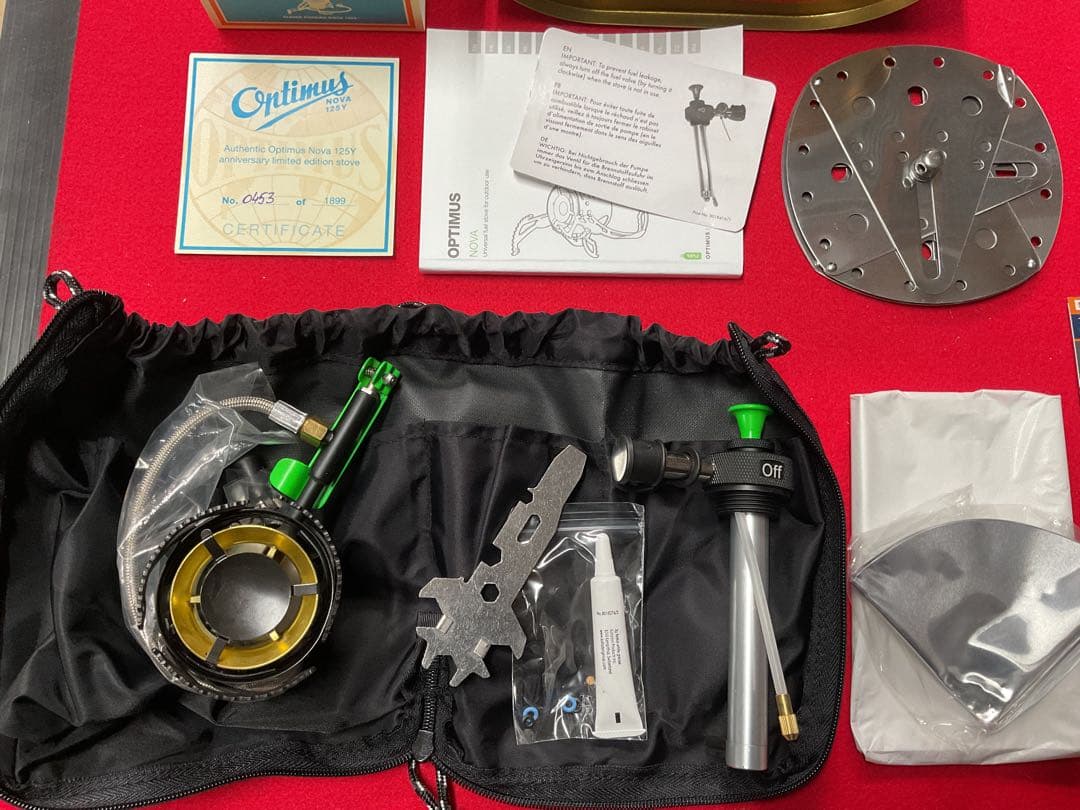 OPTIMUS NOVA 125Y限定販売記念モデル新品未使用未点火付属品多数付