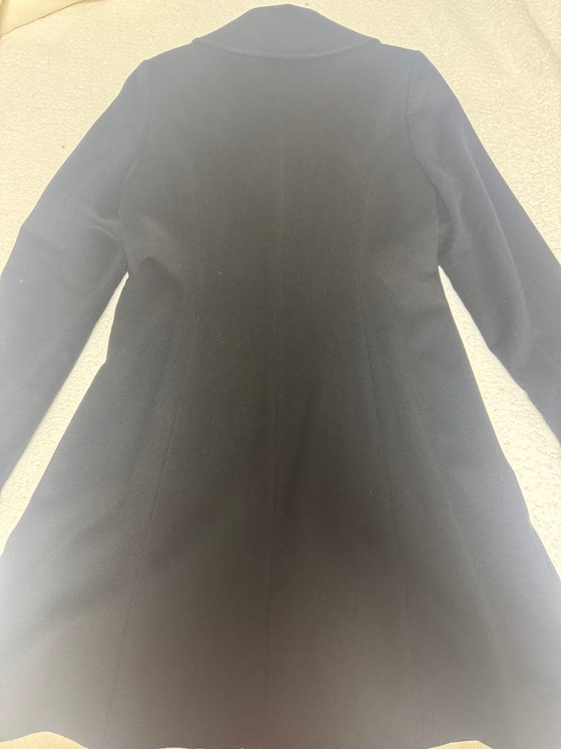 BLUE LABEL CRESTBRIDGE ブラック　カシミヤコート 38