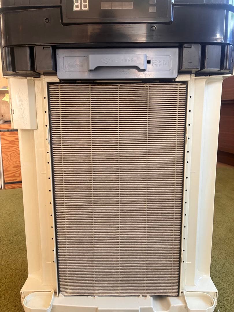 ホワイト 空気清浄機 タッチパネル式