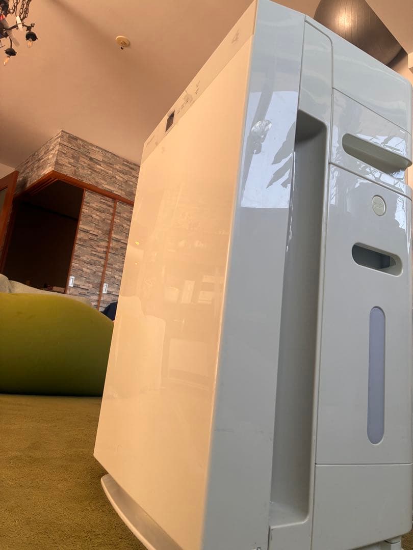 ホワイト 空気清浄機 タッチパネル式