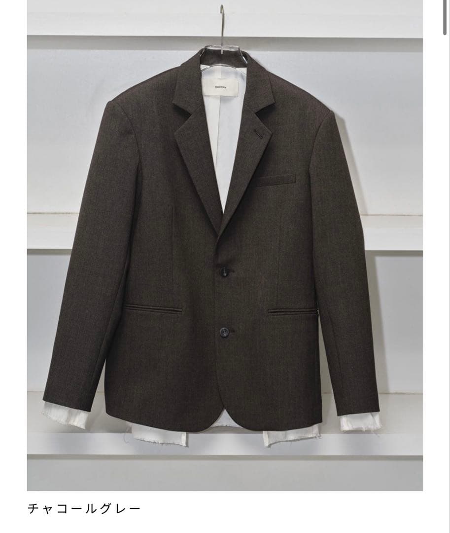 TODAYFUL オーバーショルダージャケット　グレー 38