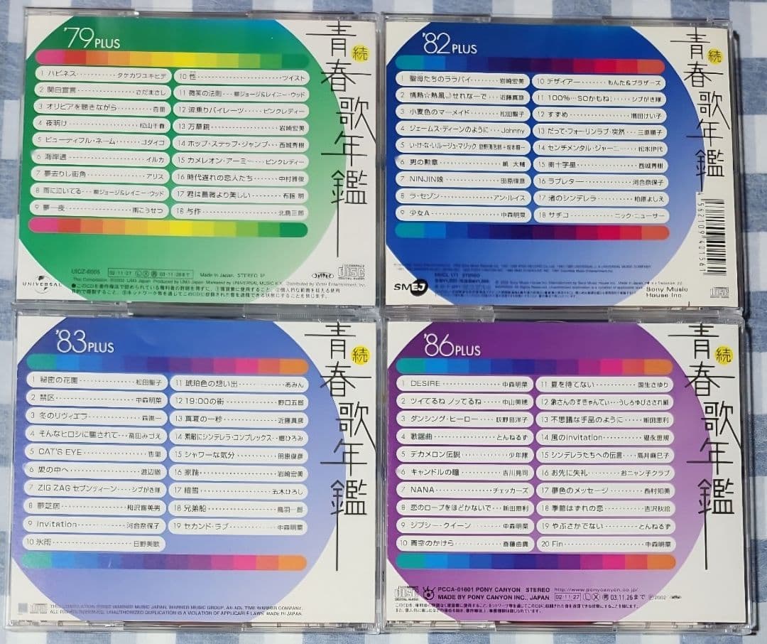 続 青春歌年鑑 PLUS 14枚セット レンタル落ち CD