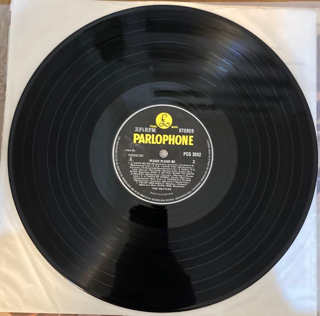 稀少UKステレオ初期ラベル1G！両面1桁マザー1ビートルズBeatlesレコード