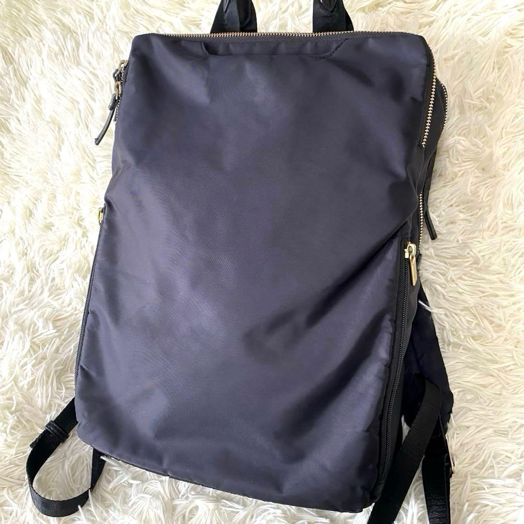 【美品✨】ace.GENE スリファム ビジネス リュック バックパック 黒