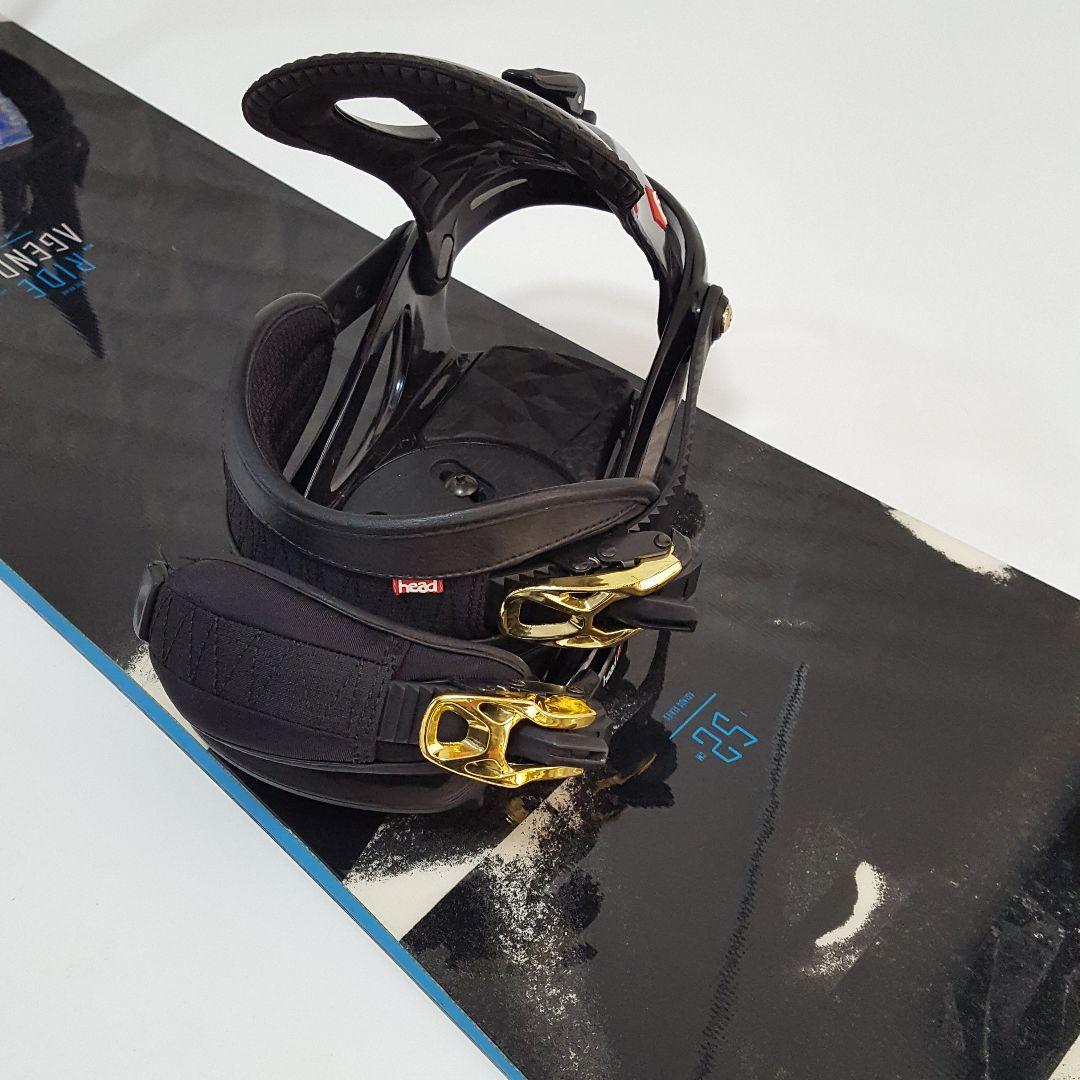 2点セット RIDE スノーボード AGENDA 152 HEAD ビンディング