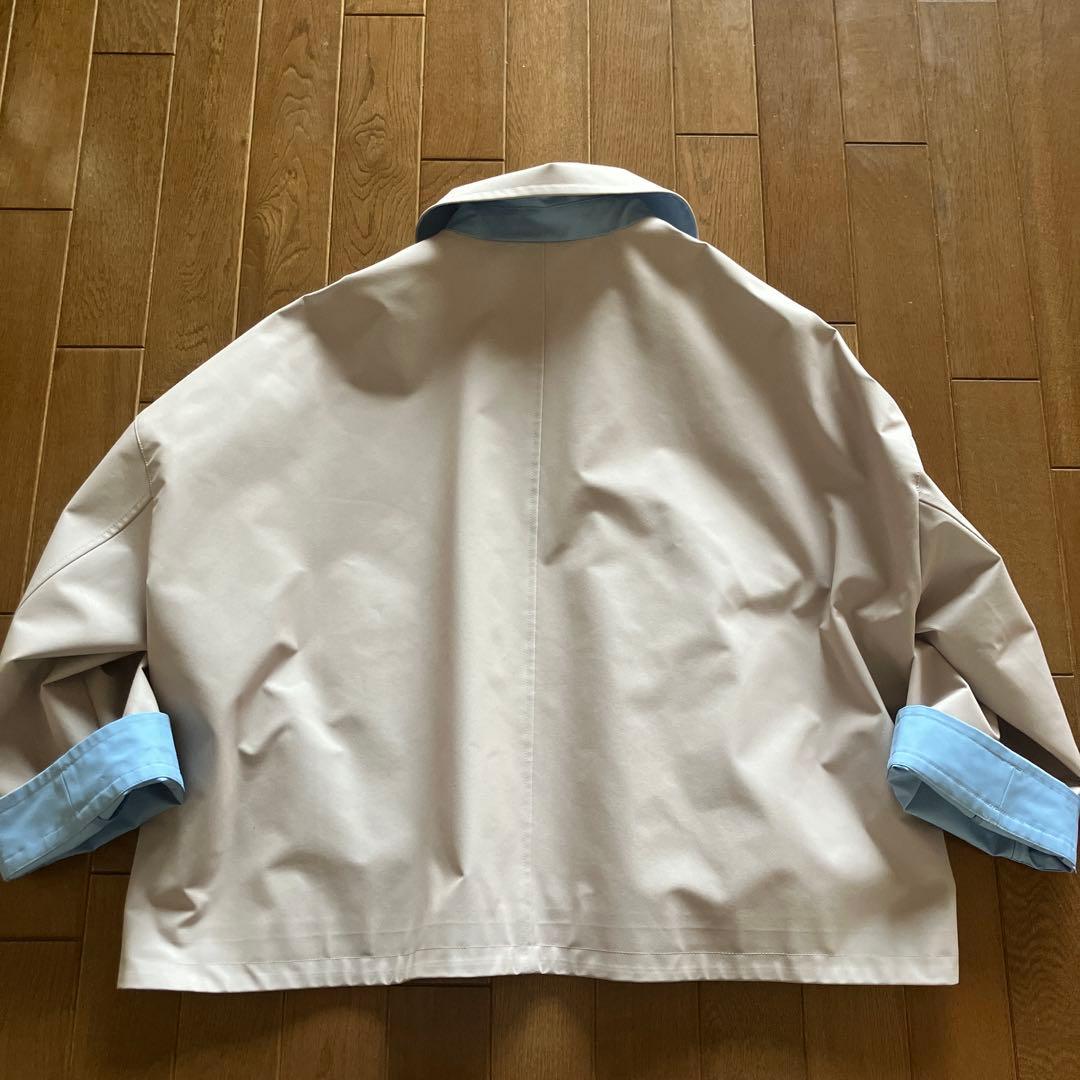 MACKINTOSH バイカラーショートタフタコート