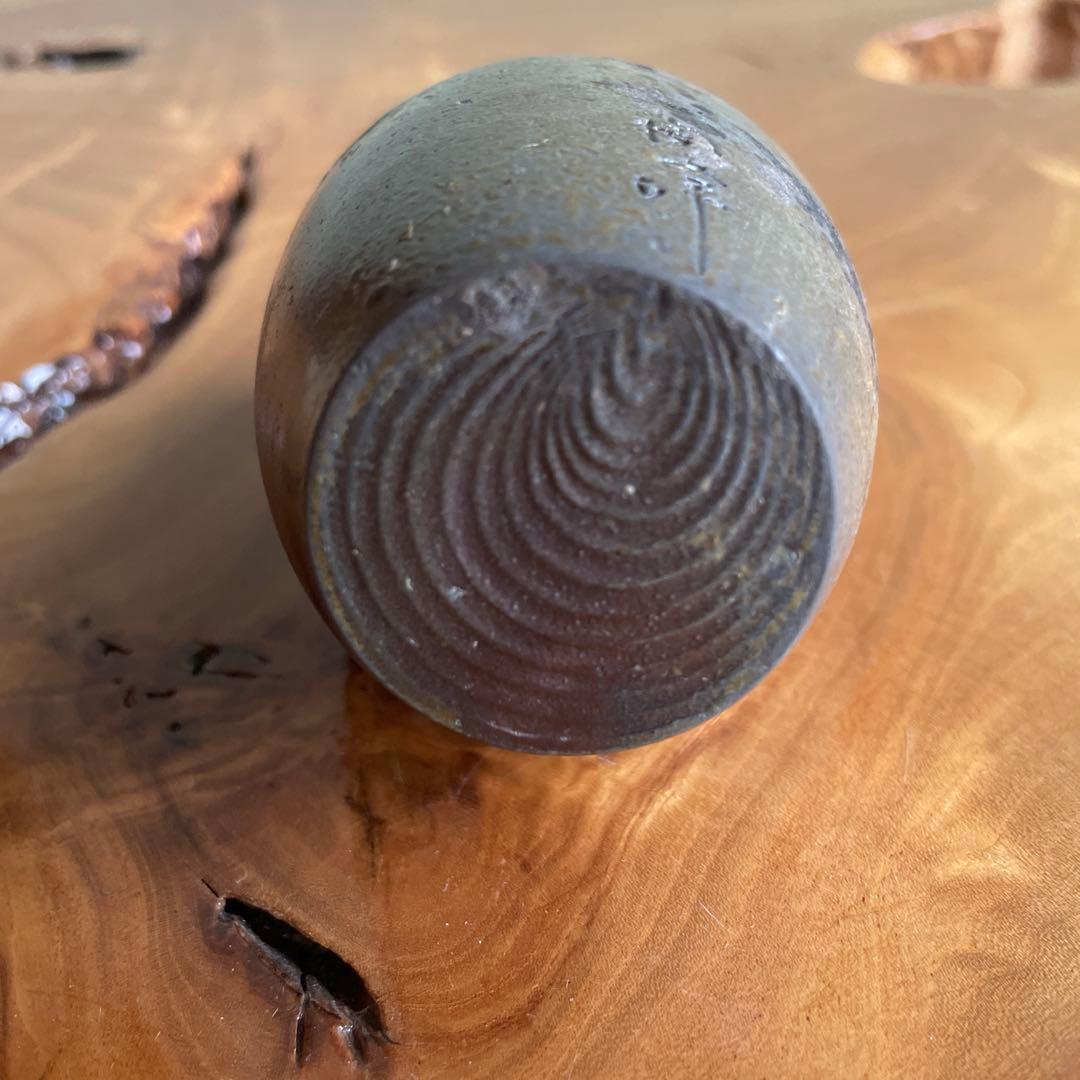 備前焼 肩衝茶入 陶峯作 茶道具 共箱