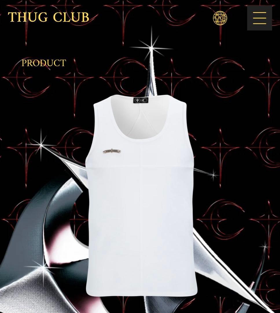 【新品未使用】THUG CLUB サグクラブタンクトップ ホワイト　１サイズ