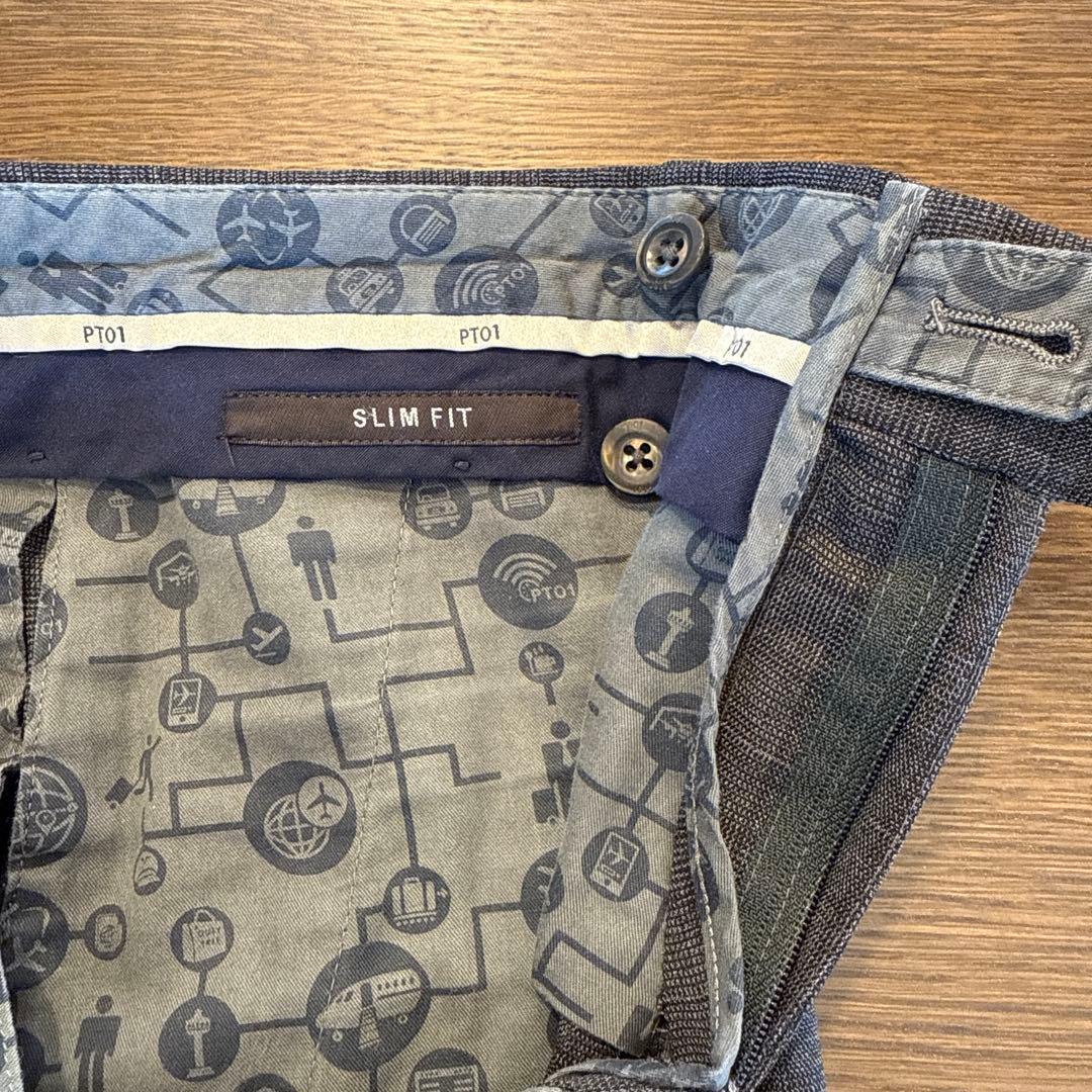 PT01 TRAVELLER パンツ ピーティーゼロウーノ 46 グレー