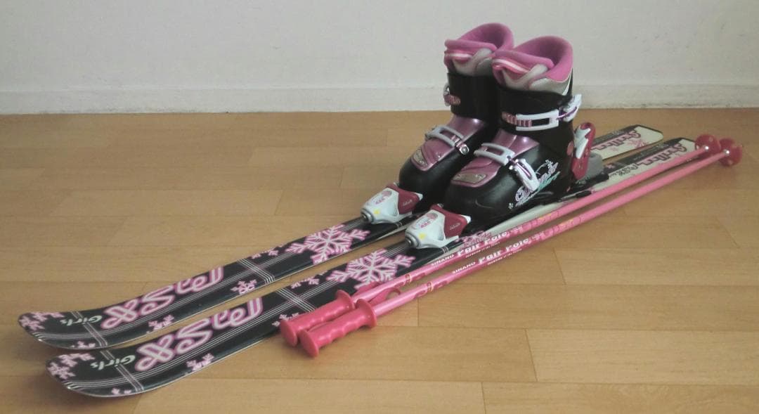 ■■12月・1月限定■送料無料■ジュニアスキーセット■板130靴23■WAX■■