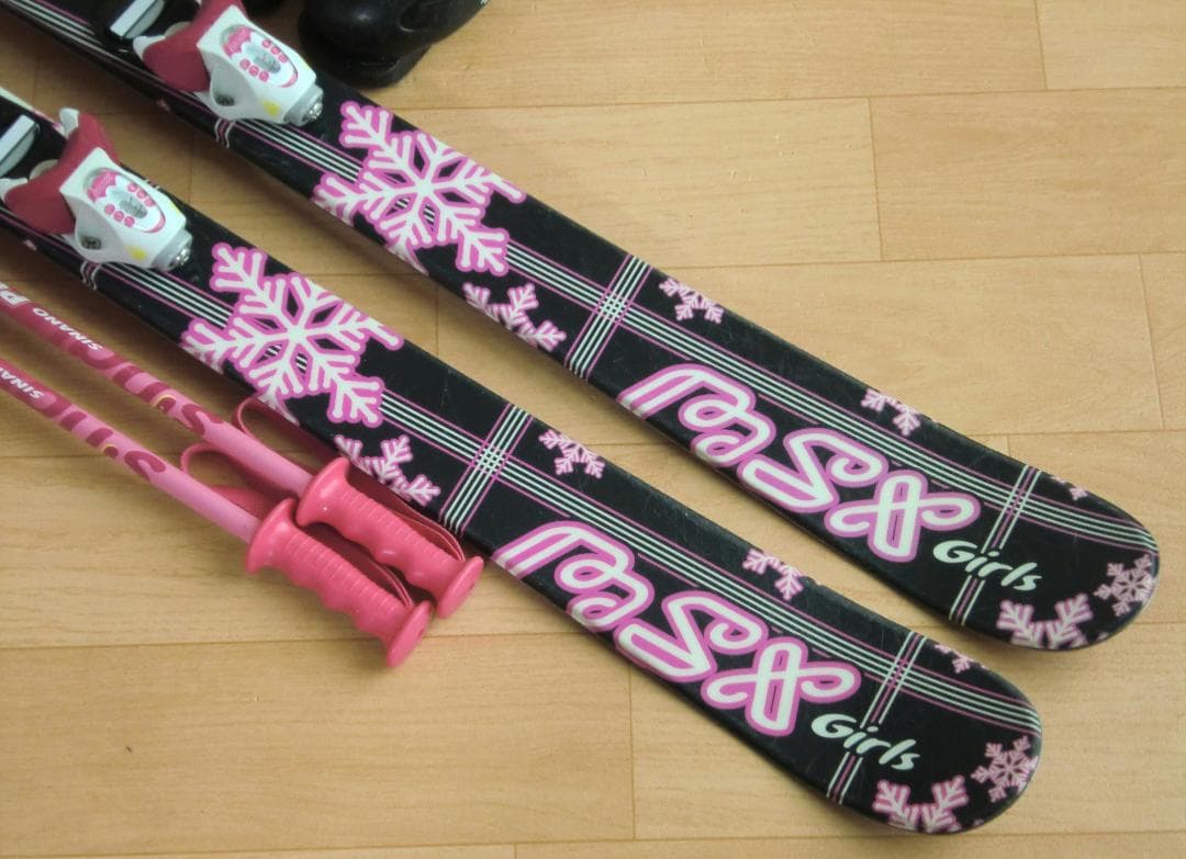 ■■12月・1月限定■送料無料■ジュニアスキーセット■板130靴23■WAX■■