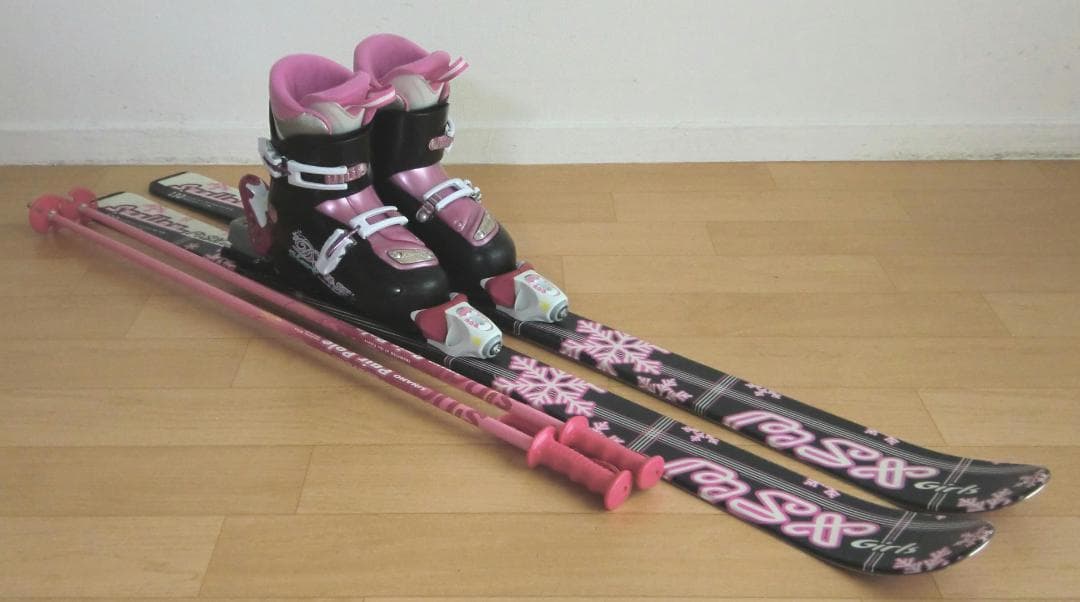 ■■12月・1月限定■送料無料■ジュニアスキーセット■板130靴23■WAX■■