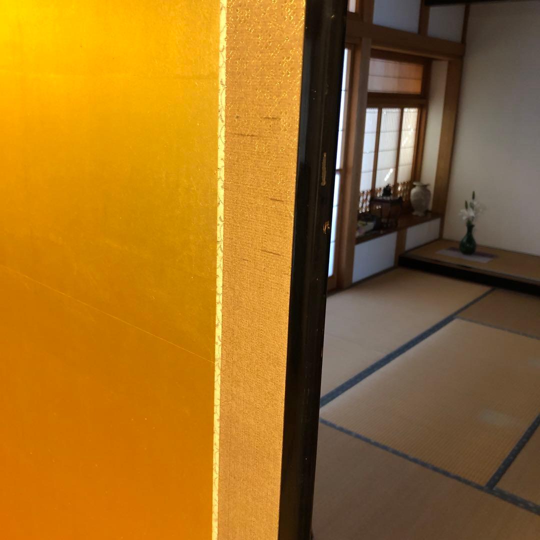 特大　金屏風