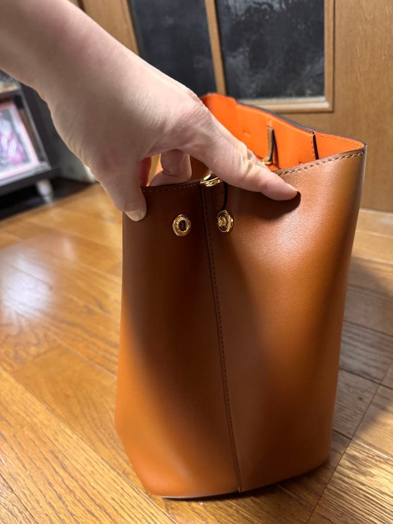 ローレンラルフローレン 2wayレザーバッグ A4サイズ収納可能