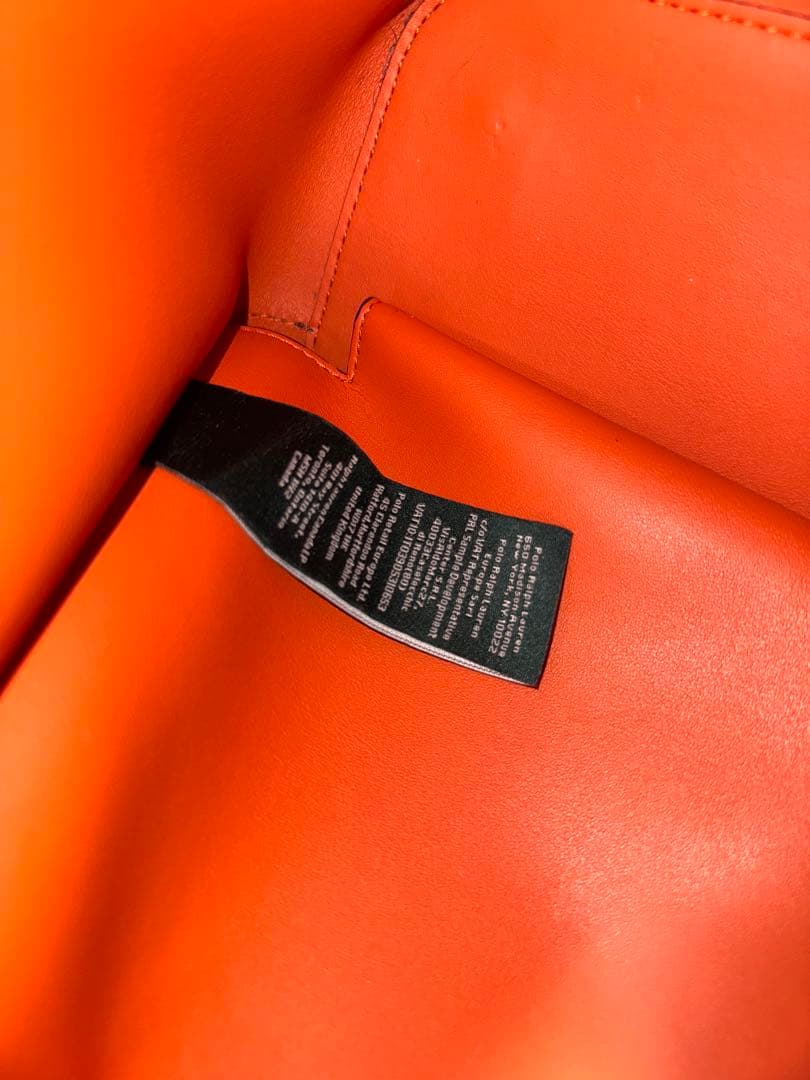 ローレンラルフローレン 2wayレザーバッグ A4サイズ収納可能