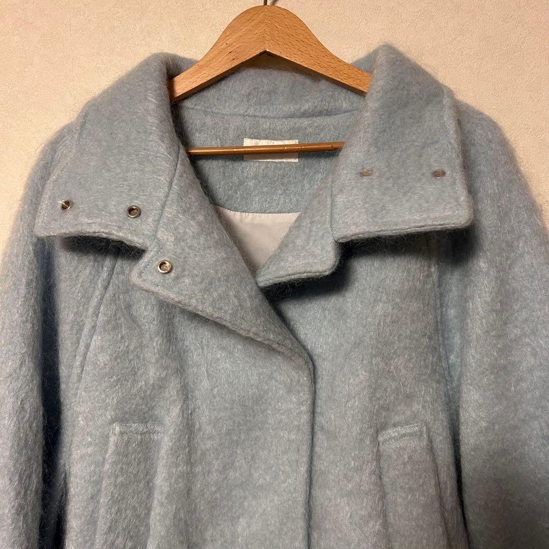 スナイデル　snidel レディース　2024 シャギーミドルブルゾンジャケット