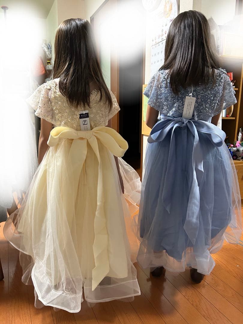 キッズ ドレス ブルー