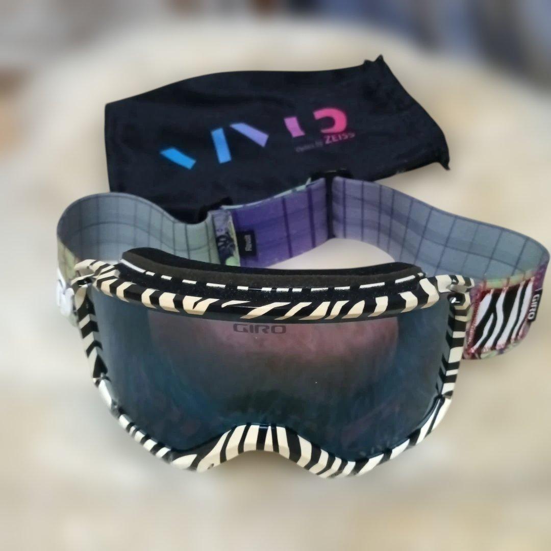 GIRO ゼブラ柄 スノーゴーグル