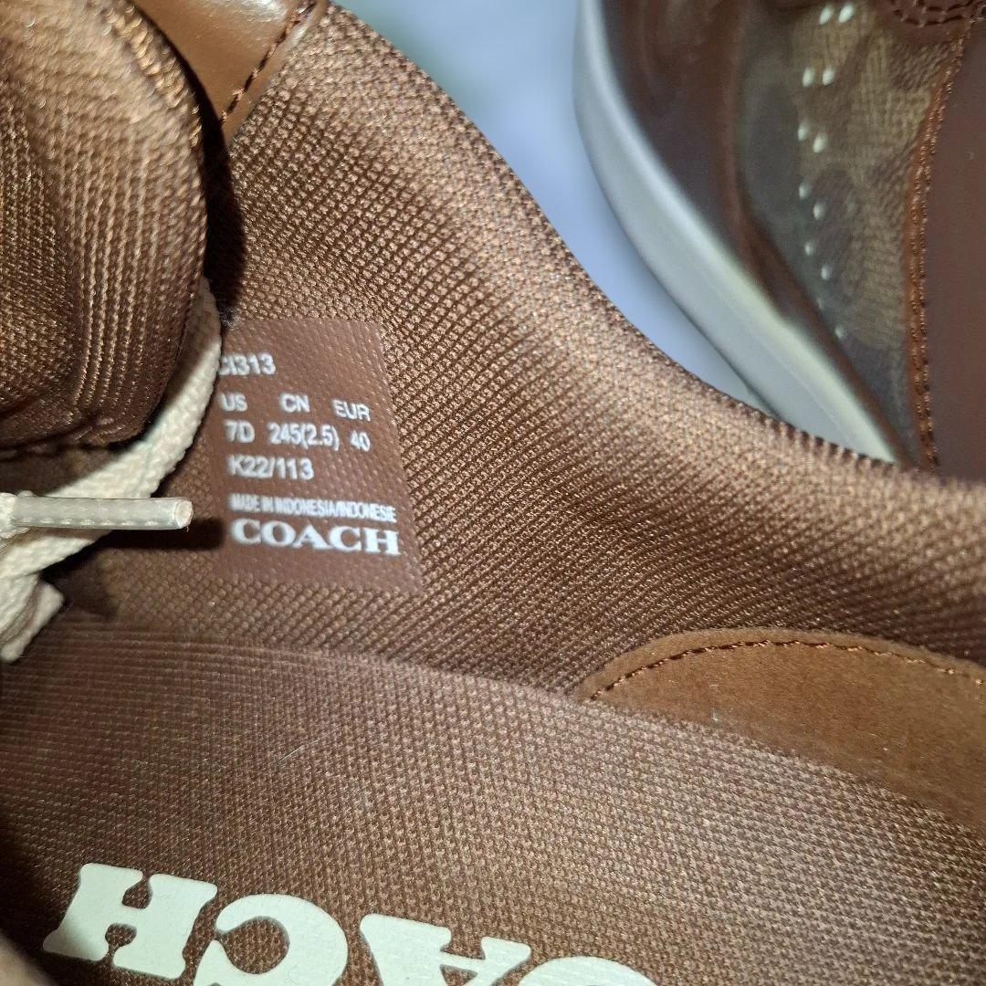 kakoちゃん◎COACH◎スニーカー◎24.5cm 40EUR 6.5U