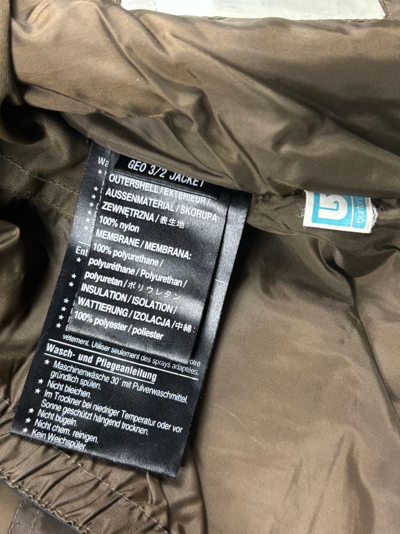 BURTON “ SHELL JACKET”CHECK gorpcore