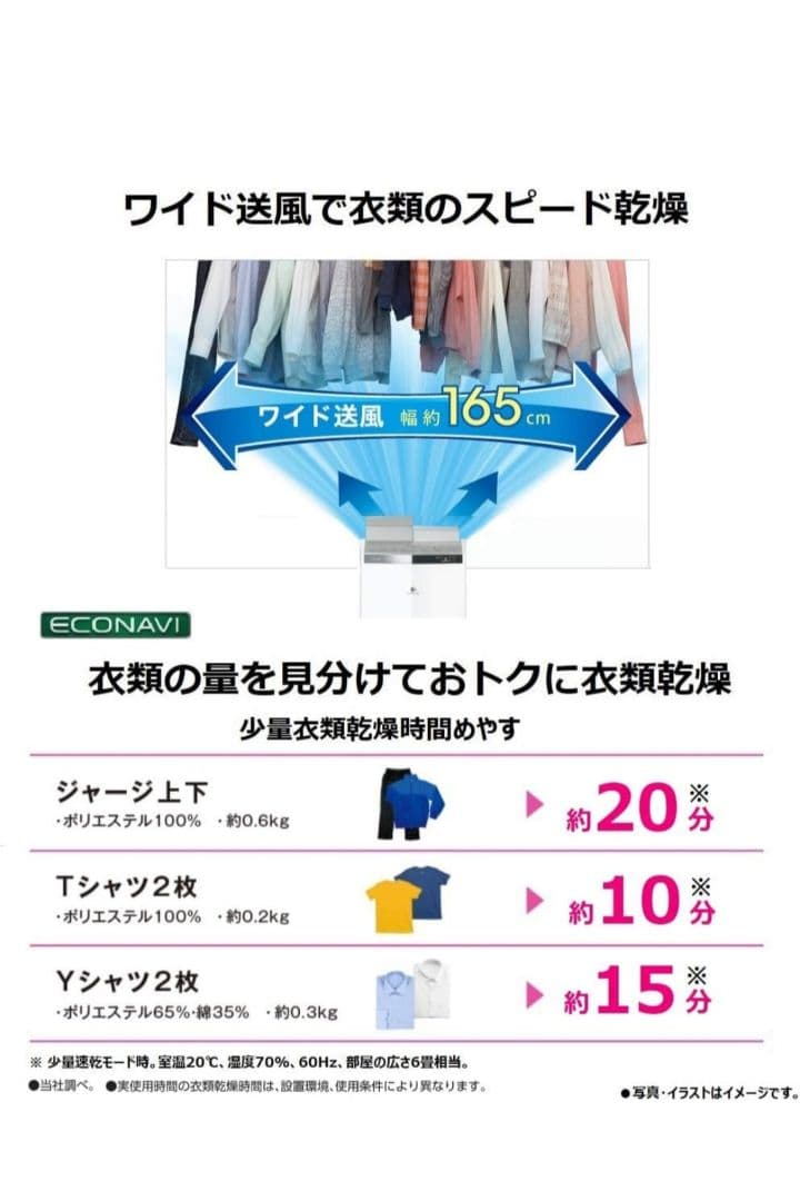 Panasonic　衣類除湿乾燥機　F-YHRX200　43畳用　18年製