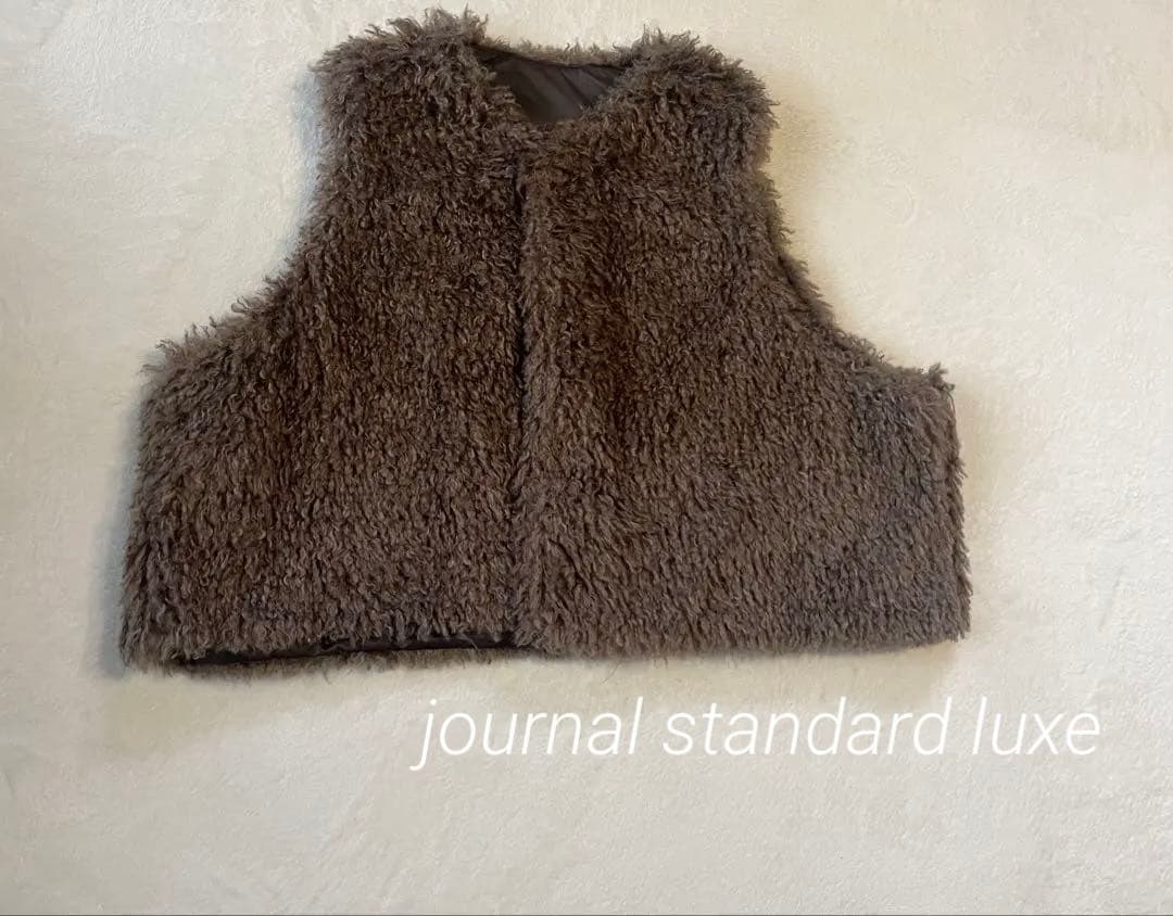 journal standard luxe カーリーショートベスト