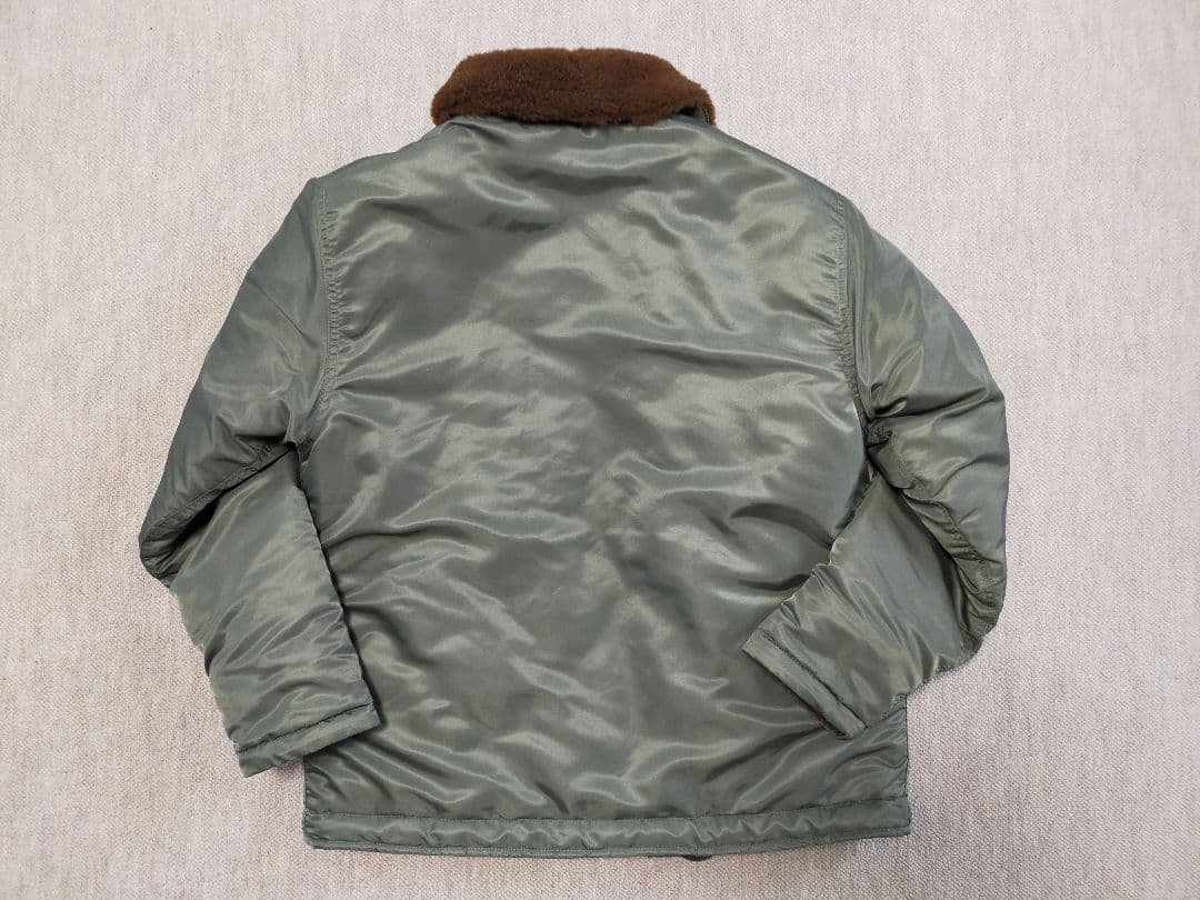 ☆週末値下げ☆HOUSTON N-1　ヘビーナイロン　デッキジャケット