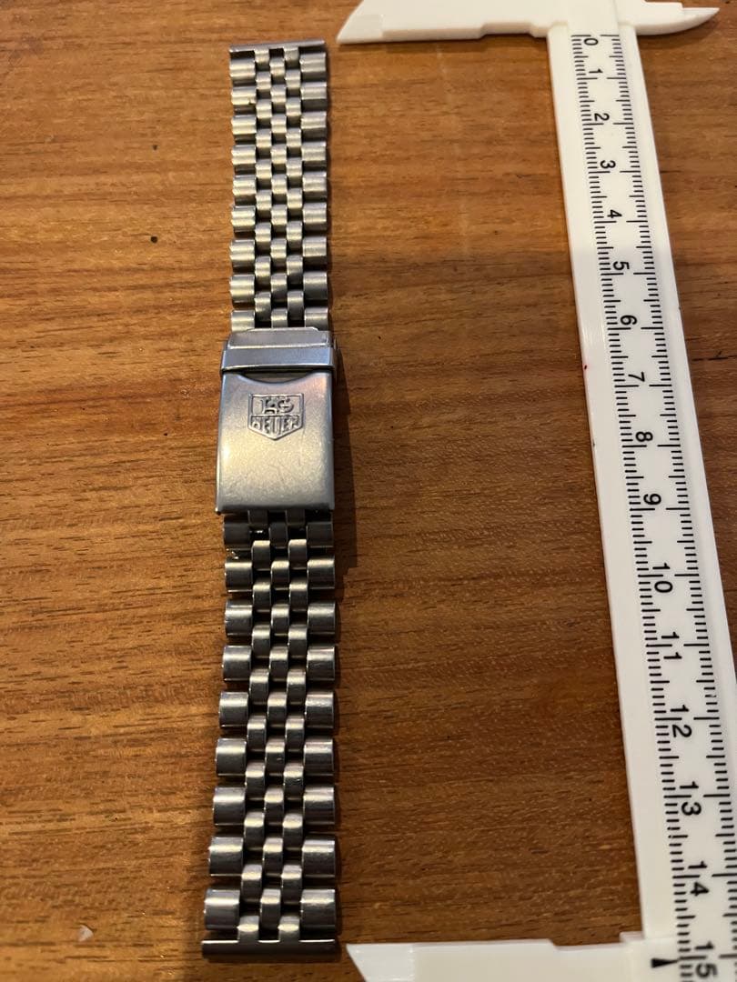 美品◎タグホイヤーフォーミュラ1 純正ベルト18mm メンズ用レアヴィンテージ