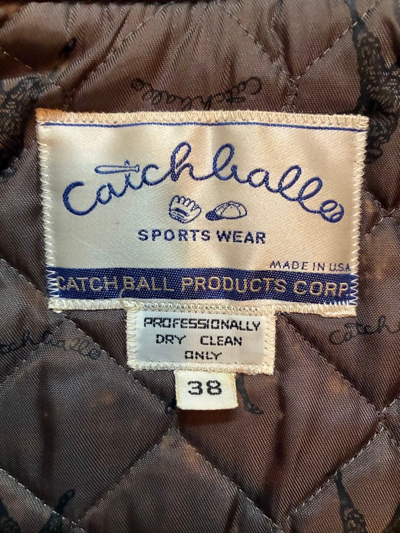 Catchball スタジャン サイズ38ライトブルー/ホワイト