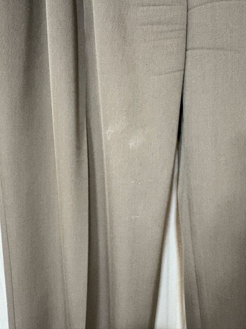 m*a様 LIGHT WOOL MAX GABARDINE TWO-TUCK S