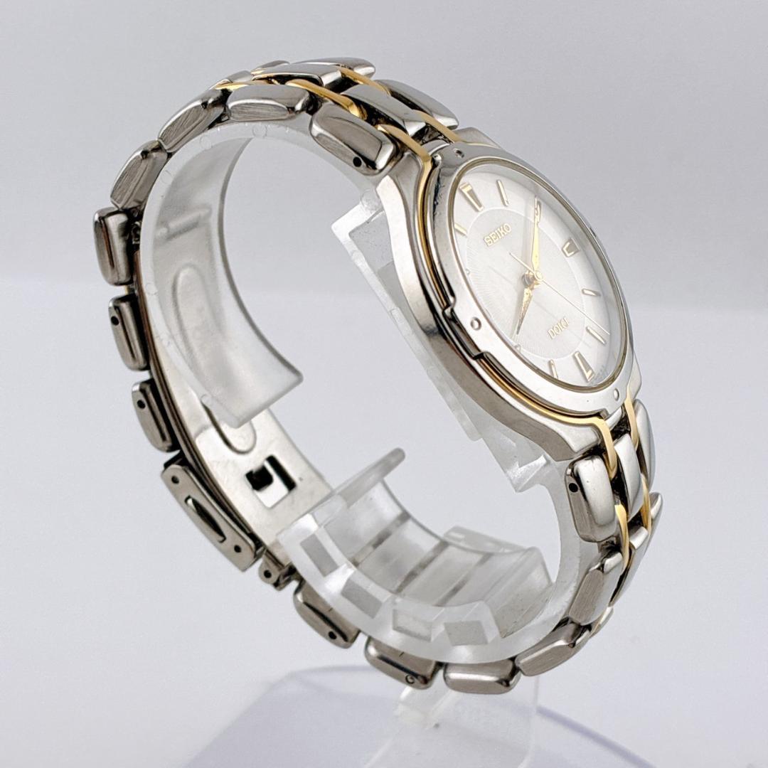 【希少/電池交換済】 SEIKO　DOLCE　腕時計　コンビ　ゴールド