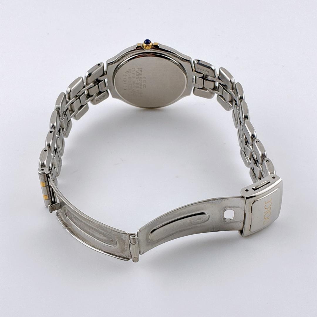 【希少/電池交換済】 SEIKO　DOLCE　腕時計　コンビ　ゴールド
