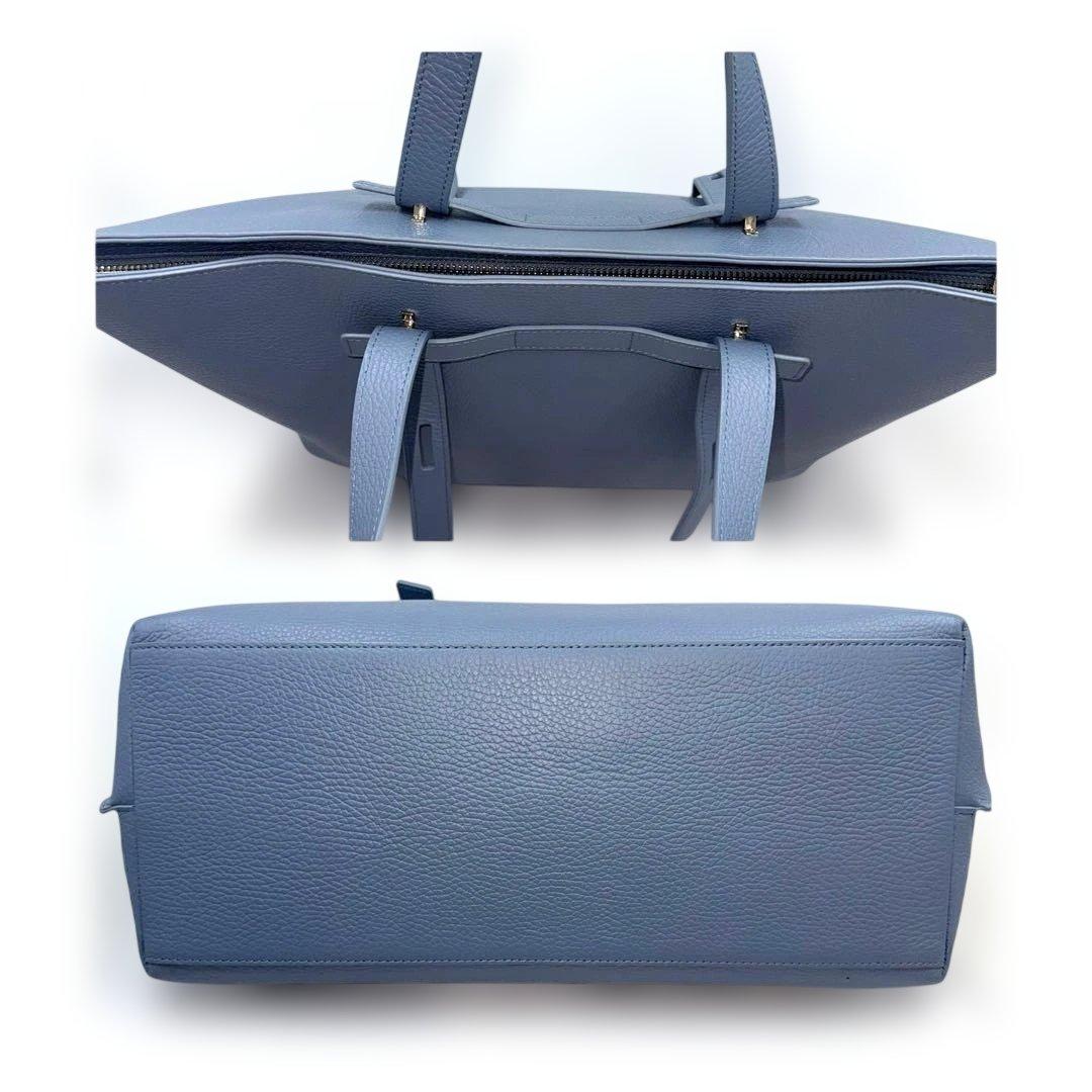 ✨美品✨Furla フルラ Giove トートバッグ A4対応 自立 アイスブル