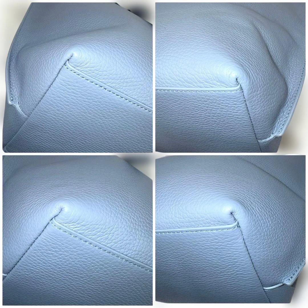 ✨美品✨Furla フルラ Giove トートバッグ A4対応 自立 アイスブル