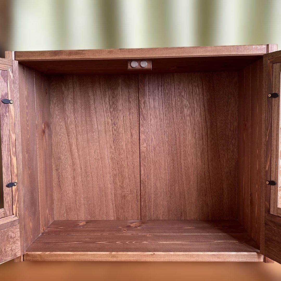 みさぽーママ　人形用木製収納ケース　ハンドメイド　アイシードール　ブライス