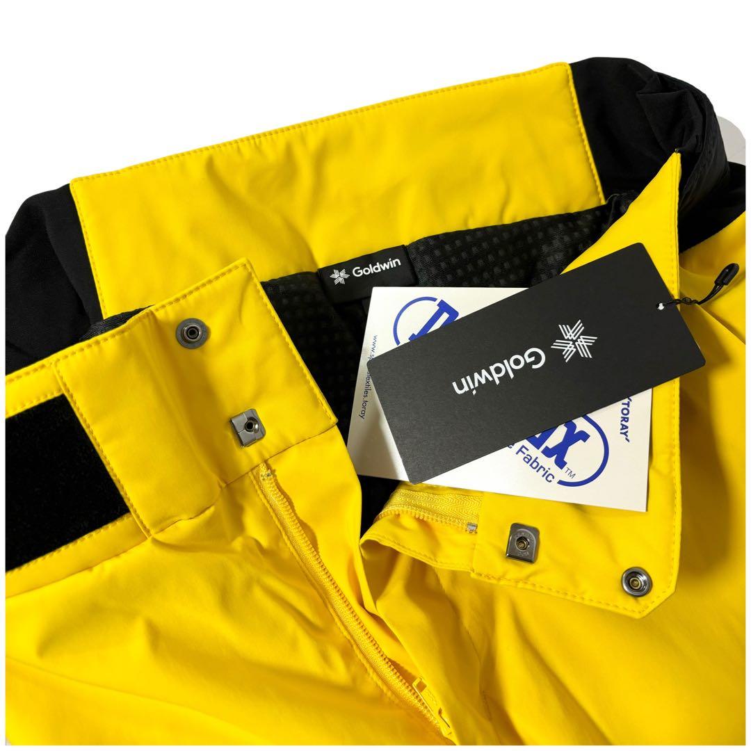 新品 ゴールドウィン G-エンジニアード スリム パンツ L.レモン L 3